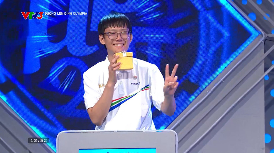 Nam sinh Quảng Trị lập kỷ lục điểm số 400 điểm tại trận thi tuần Olympia