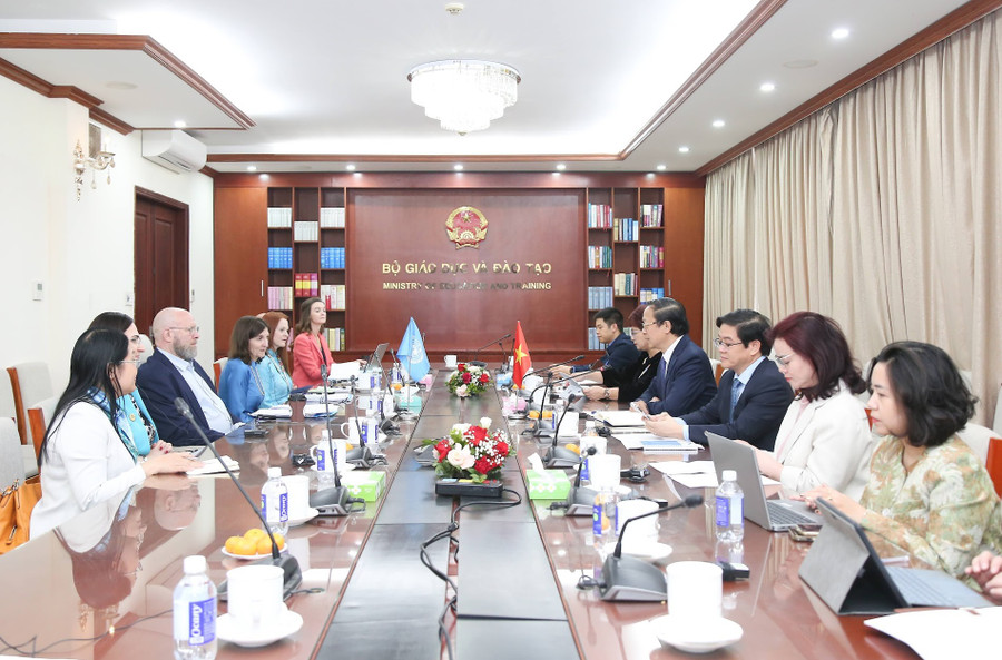 UNICEF cam kết đồng hành cùng Bộ GD&ĐT nâng cao chất lượng giáo dục