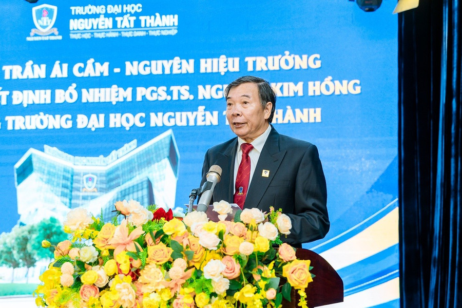 PGS.TS Nguyễn Kim Hồng làm hiệu trưởng Trường ĐH Nguyễn Tất Thành