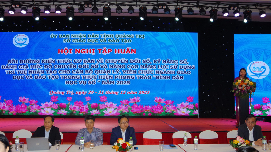 Ngành Giáo dục Quảng Trị chủ động nâng cao năng lực số