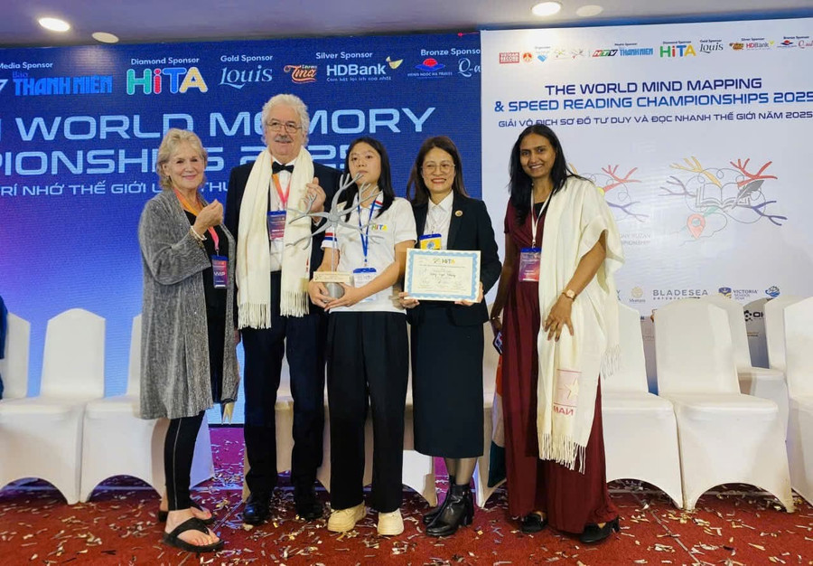 Nữ sinh Tuyên Quang đạt giải Bạc tại 'Siêu trí nhớ thế giới'