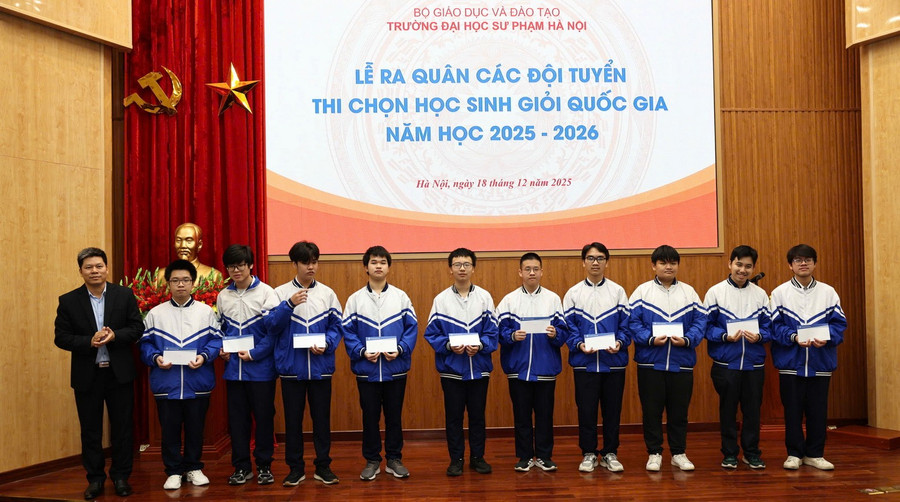 Trường ĐH Sư phạm Hà Nội ra quân đội tuyển học sinh giỏi quốc gia