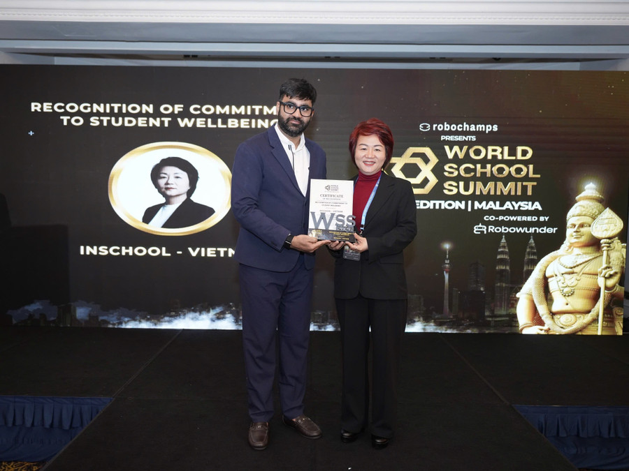  Inschool nhận giải thưởng quốc tế về hạnh phúc toàn diện của học sinh