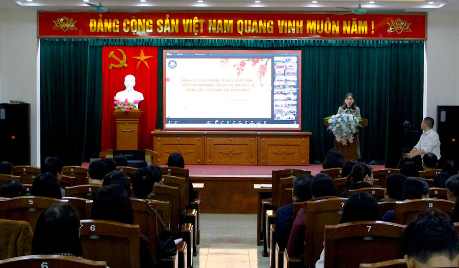 Hàng nghìn giáo viên Hưng Yên khắc phục lỗi phát âm nhầm lẫn L/N