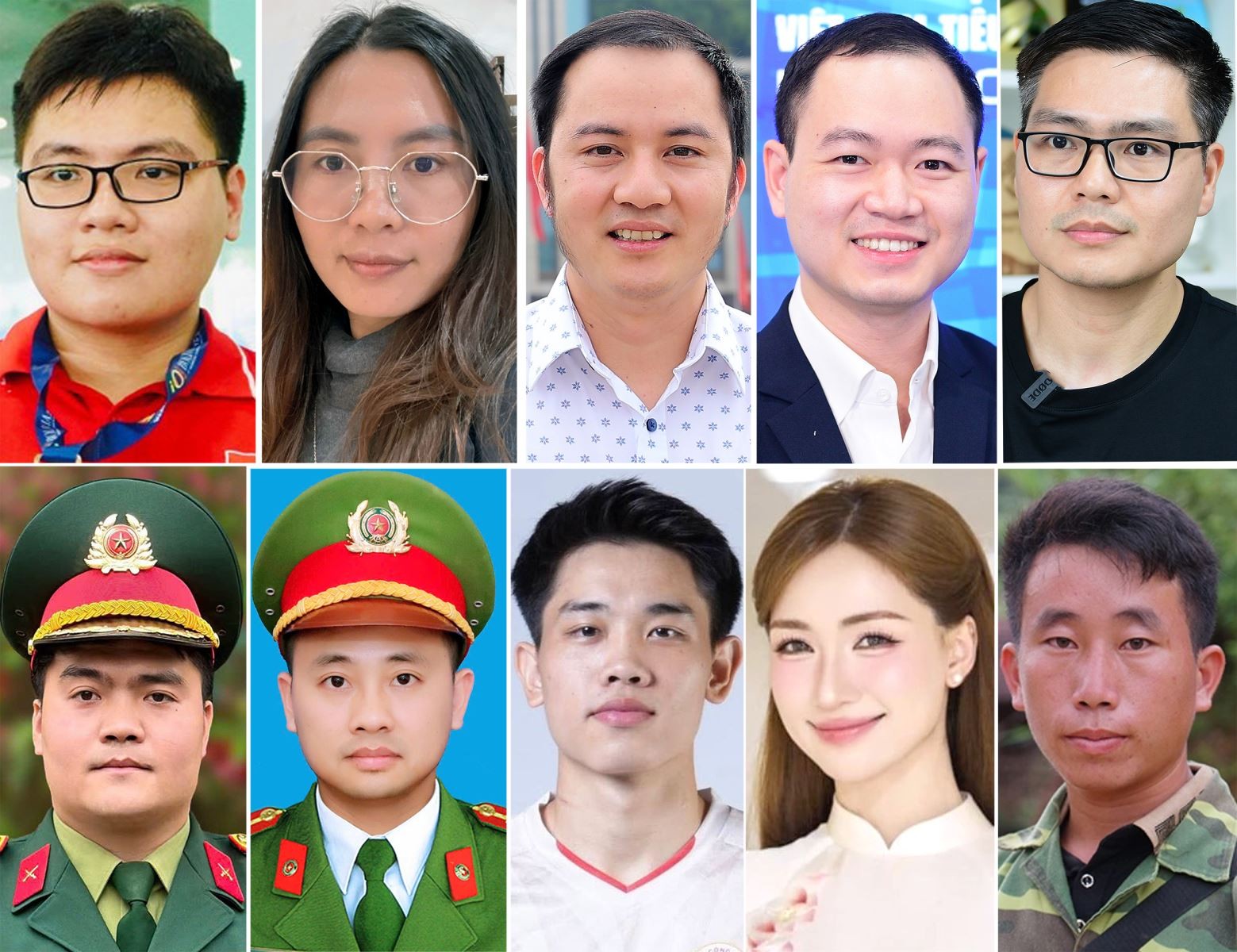 Điểm danh 10 gương mặt trẻ Việt Nam tiêu biểu