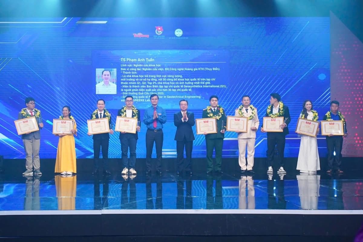 Tôn vinh 10 Gương mặt trẻ Việt Nam tiêu biểu và 9 Gương mặt trẻ Việt Nam triển vọng năm 2025